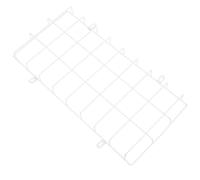 BIUDECO Iron Wire Guard for Exit Light Cage Sturdy Protective Cover for Emergency Exit Signs Wall-Mounted with Four Screw Iron Mesh for Public Area Safety in Cinemas Malls Sports Arenas