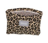 BIUDECO Large Leopard Print Toiletry Bag Spacious Travel Makeup Organizer Pouch Cosmetics Holding Case Portable for Women with Random Color Random Color