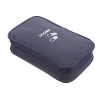 BIUDECO Large Portable Medicine Storage Bag with Full Zipper Lightweight Travel Organizer for Outdoor Activities Multi-Purpose Medical Supplies Pouch for Hiking Camping Business and Home