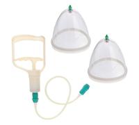 BIUDECO Large Vacuum Cupping Massage Cups Set for Back and Neck Relief Strong Suction for Fascia Adhesions