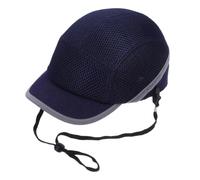 BIUDECO Lightweight Safety Helmet Baseball Cap Style Pe Hard Hat, Breathable High Impact Resistance, Dark Blue, for Factory Workshop