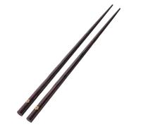 BIUDECO Long Reusable Wooden Chopsticks with Nonslip Grip and Elegant Golden Flower Pattern Japanese Style Cherry Blossom Design for Cooking Sushi Pho and Dim Sum Suitable for Adults