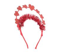 BIUDECO Love Headband Heart-shaped Designs for Valentine's Day and Party Occasions This Women's Hair Accessory Is Made of Lightweight Material Offering Stylish and Simple Look for Event