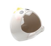 BIUDECO Lovely Hamster Nest Ceramic Pet House for Cooling Sleep | Creative Design, Easy to Wash, Multi Purpose Use, Decorative Small Animal Habitat, Hamster Stuff Random Style