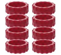 BIUDECO Luggage Protects Covers with Wheel Protector Wide Silicone 8pcs Diameter Compatibility, from Damage, Silent and Sturdy Suitcase Wheel Covers for Floor Travel and Daily Use