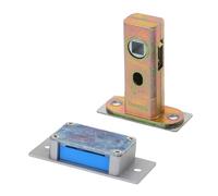 BIUDECO Magnetic Door Deadbolt Latch 8mmx50mm Tubular Lock Core Alloy Silent Single Tongue Lock for Wooden Bathroom Doors Cabinet Magnet Compatible