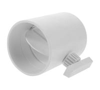 BIUDECO Manual Airflow Valve 110Mm Round Butterfly Damper for Ducting Backflow Preventer Air Flow Valve Insert for Range Hood and Dryer Vent