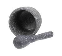 BIUDECO Manual Garlic Masher with Pestle for Home and Restaurant Use Plastic Tool for Fresh and Dried Spices Garlic Crusher and Supplement Grinder