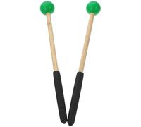 BIUDECO Marimba Mallets Drum Mallets Wooden Handle Rubber Tip Strong Structure Not Easy to Crack for Tongue Drum and Xylophone Block Stage Performance