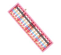 BIUDECO Math Abacus for Early Years Learning Coloured Row Counting Frame Plastic Arithmetic Educational for Home Classroom Develops Mental Math Hand Eye Coordination Fine Motor Skills