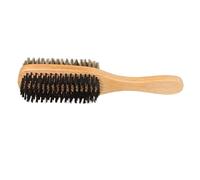 BIUDECO Men's Dual-sided Boar Bristle Beard Brush Large with Beech Wood Handle Multi-function Hair and Beard Grooming Tool for Softening Styling and Sweeping Broken Hairs Neck and Ears
