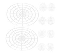 BIUDECO Mesh Fermentation Weights for Mason Jars Round Press Plate with Raised Handle Sturdy Presser for Pickling Vegetables Kimchi Sauerkraut and Wide Mouth Jar Fermenting Tools