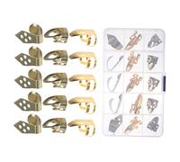 BIUDECO Metal Banjo Finger Picks Set for Nails and Fingers, Suitable for Playing Classical and Acoustic Guitar, Provides Better Practice Environment, for Banjo Learners and Guitar Lovers