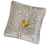 BIUDECO Metal Incense Stick Holder Sturdy Copper Incense Burner Tray for Home Decor Compact Design for Meditation Relaxation Elegant Square Shape Silver Color
