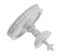 BIUDECO Miniature Resin Tabletop Fountain for Garden and Office, Indoor Flowing Water Feature with Landscape Statue, Desktop Micro Water Fountain Ornament for Home Decor