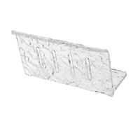 BIUDECO Modern Acrylic Soap Dish Holder Wall-mounted and Portable for Shower Kitchen Travel