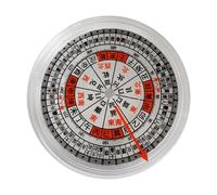 BIUDECO Multi Functional Portable Chinese Feng Shui Compass Acrylic Traditional Luo Pan for Outdoor Camping Hiking and Meditation Decorative Orientation Tool