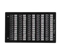 BIUDECO Nail Chart Acrylic Magnetic Nail Art Paint Palette Organizer Removable Display for Polish Sampling Manicure Salon Use