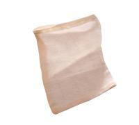 BIUDECO Natural Cotton Drawstring Bags Reusable Strainer Filter for Soup Tea Medicine Herbal Spices with Strong Filtration and Leak-Resistant Closure
