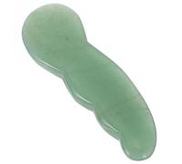 BIUDECO Natural Jade Gua Sha Board Facial Scraping Massage Tool for Face and Neck Green Agate Wrinkle Reduction and Skin Care for Women and Men