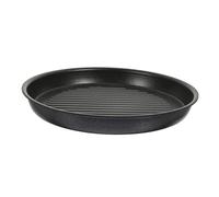 BIUDECO Non Stick Aluminum Outdoor Grill Pan Portable Deep Steak Plate with Even Heat Distribution Lightweight Household Barbecue Cooking Tray for Camping and Family Parties