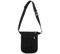 BIUDECO Nurse Fanny Pack and Comfortable Fit Black Oxford Cloth with Multiple Compartments Utility Belt Portable Waist Bag and Tool Organisation for Nurses for Work