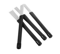 BIUDECO Nylon Jazz Drum Brushes Set, and Gentle on Drumheads 4pcs with Universal Compatibility for Musicians for Jazz Drumming Practice and Musical Performance