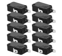 BIUDECO Oven Door Switch Replacement Suitable for Office and Home Use 10pcs Compact and Fast Heating Micro Switch with Plastic and Metal Material 16a 250v for Microwave Oven