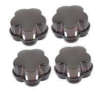 BIUDECO Oven to Prevent Residential Fire 4pcs Childproof Oven Knob Covers Childproof Lock Plastic Gas Stove Burner Safety Covers for Families with Newborns