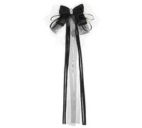 BIUDECO Oversized Bow Knot Hairpin for Women Embroidered Lace Hair Accessory for Lolita Party Dancing Dresses Versatile Hairstyle Holder for Any Look