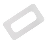 BIUDECO Paddle Board Fin Replacement Clip with Adhesive Edge Guard for Inflatable SUP Surfboard and Kayak Tail Fin Base Light Grey for Stand Up Paddle Boards and Kayak Stabilizers