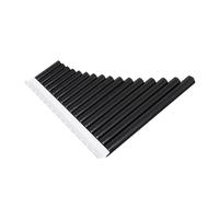 BIUDECO Pan Flute Boys and Girls Musical Instrument Black Pipe Pan c Key Panpipe Traditional Beginner