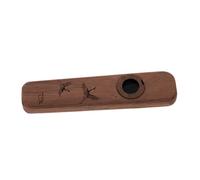BIUDECO Performance Wood Kazoo for Adults Black Walnut Kazoo Musical Instrument Beginner-friendly Easy to Learn for Party and Music Practice