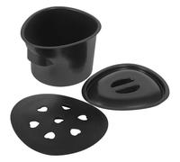 BIUDECO Portable Commode Chair Urine Storage Pot with Lid and Shower Board, Plastic Bedpan Toilet for Elderly, Pregnant, Disabled Adults - Bathroom Safety Aid for Home and Random Style