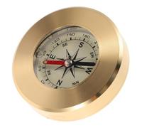 BIUDECO Portable Copper Compass for Hiking and Boating Vintage Navigation Tool Grade Corrosion Resistance Compact Outdoor Survival Equipment for Camping and Car Dashboard Use