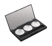 BIUDECO Portable Eyeshadow Palette with Refillable Plastic Pans Makeup Organizer for Women and Compact Blush and Highlighting Case for Travel and Everyday Use