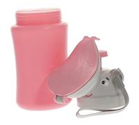 BIUDECO Portable Kids Car Urinal Bottle for Girls, Pink Mini Emergency Toilet Potty Leak-Proof Design, Travel and Outdoor Use, Lightweight and Reusable
