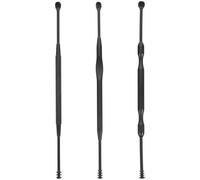 BIUDECO Portable Stainless Steel Earwax Tool Set with Double-Sided Spiral Design, Corrosion Resistant and Practical Ear Cleaner for Household Daily Family Use,