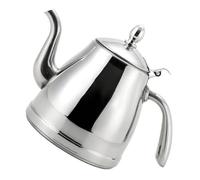 BIUDECO Portable Stainless Steel Teakettle for Home and Kitchen Practical Long Spout Water Kettle Compatible with Induction Cooker Gas Stove Easy to Clean and Store Safe Heating Pot for