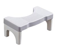 BIUDECO Portable Toilet Stool with Anti-Skid Bottom Compact Bathroom Footrest for Adults Elderly and Space-Saving Step Stool for Healthy Sitting Posture and Potty Training