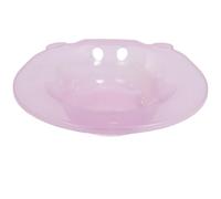 BIUDECO Postpartum Care Sitz Bath Basin and Haemorrhoid Soaking Bowl, Pink Plastic Toilet Bath for Elderly and Pregnant Women Use