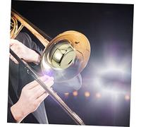 BIUDECO Professional Tenor Trombone Mute Abs Material Half Closed Silencer Lightweight Durable Accessory for Silent Practice and Sound Attenuation