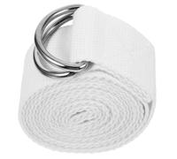 BIUDECO Professional Yoga Stretching Strap for Beginners and Advanced Yogis Durable Inelastic Resistance Band for Flexibility and Strength Training Soft Washable Material Comfortable Grip
