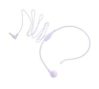 BIUDECO Purple Headworn Microphone Wired Earset Lightweight Over Ear Condenser Mic with Noise Technology for Musicians Teaching Fitness Tour Guide Performances