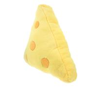 BIUDECO Realistic Cheese Plush Pillow 45cm Soft Fabric Decorative Accent Cushion for Girls Sofa Throw Cushion Cute Food-shaped Plush Decor