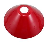 BIUDECO Red Glass Bell Shape Lampshade E27 Replacement for Vintage Table Lamps, Small Glass Shade for Desk and Reading Lamps, Retro Pendant Light Cover for Library and Living Room