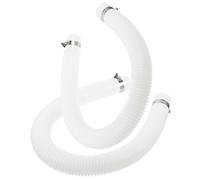 BIUDECO Replacement Pool Hose for Spa and Inflatable Pools Compatible with Filter Pumps Filter Tube Accessory with Dual Pipes and Four-clamp Design