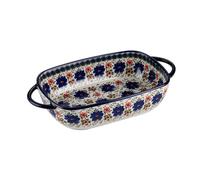 BIUDECO Restaurant-Grade Double Handle Ceramic Baking Bowl for Serving and Mixing Salad in Kitchen and Parties Heavy-Duty and Oven-Safe