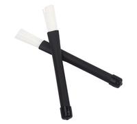 BIUDECO Retractable Jazz Drum Brushes with Lightweight Sturdy Handles Flexible Nylon Tips for Smooth Sound Drums Pair of Black White Drumsticks for Drumming