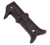 BIUDECO Retro Cast Iron Door Number with Matching Screws Heavy-duty Vintage Address Plaque for Home Apartment Mailbox DIY Wall-mounted House Number Sign Suitable for Indoor and Outdoor Use